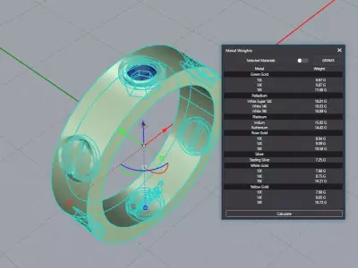 Love Ring with engraving 1 gem 3D print model
