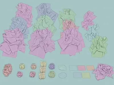 Shapespark low poly exterior plants kit - Free low-poly 3D model