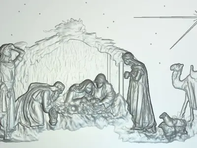 NATIVITY SCENE 3D print model