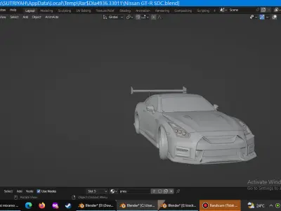 Cosmic Anime Odyssey Low-poly 3D model