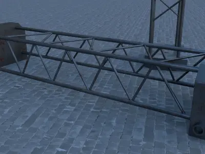support steel 3Dmodel 3D model