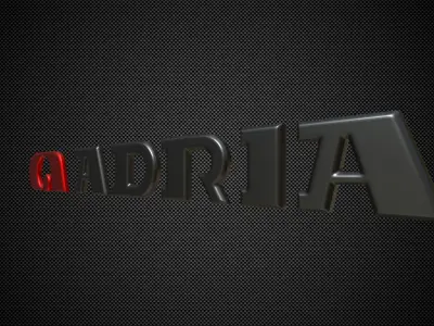 adria logo 3D model