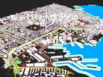 City 5 3D model
