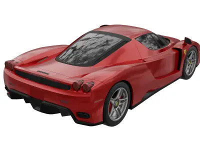 ENZO Ferrari Low-poly 3D model