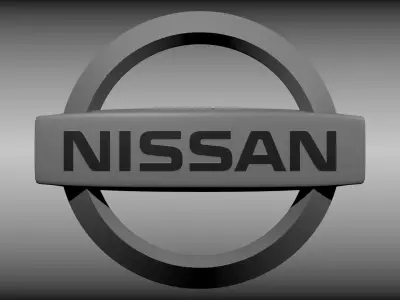 Nissan logo 3D model