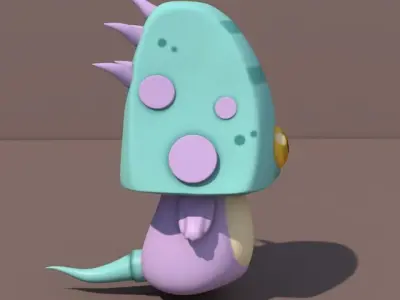 Cute Monster  3D model