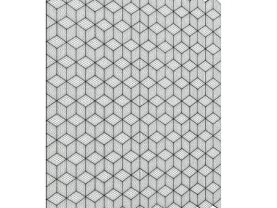Golden Metal Wall Panel 3D model