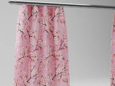 Curtain 3D model