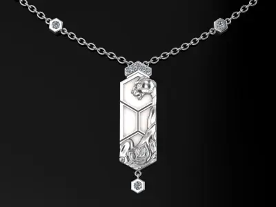 Necklaces 3DM STL OBJ model for 3D printing and CNC 3D print model