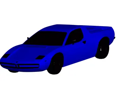 Maserati Merak  3D model