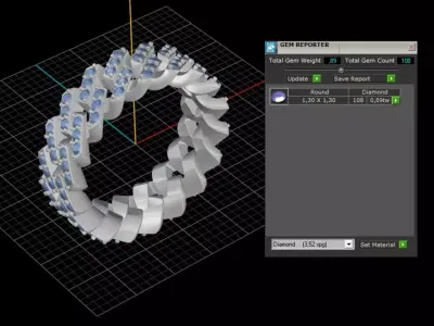 ring woman  3D print model 44