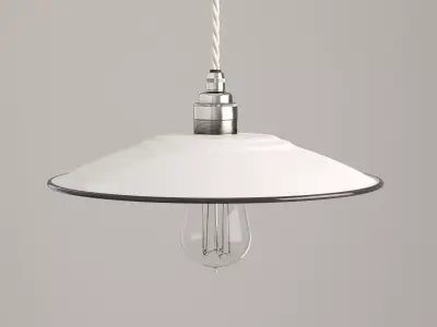 Pendant Lamp Enamel 3D model