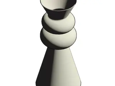 Large Stoneware Vase Free 3D model