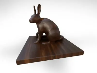 Interior Decoration Animal Set Free 3D model