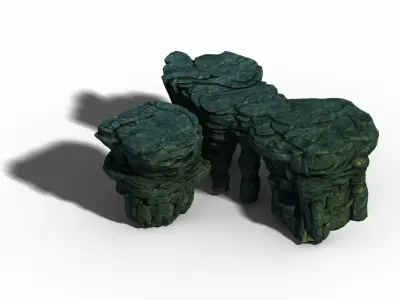 Stone Town Magic Cave - Stone 01 3D model