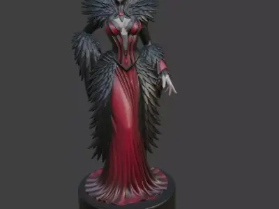 Halloween Demon Queen 3D print model
