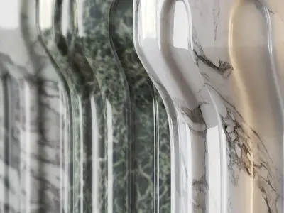 Dark Gray Donegal End Table 3D model