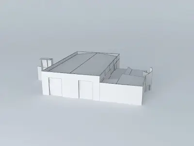 Municipal Sports Pavilion Librilla Free 3D model