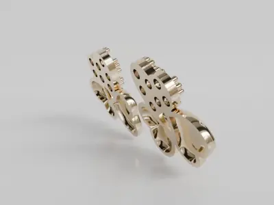 Hearts Clover 3D print model