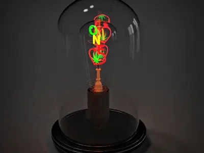 Neon Decoration Lamp Collection 3D model