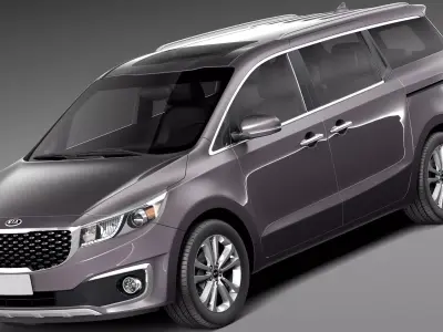 Kia Sedona 2015 3D model