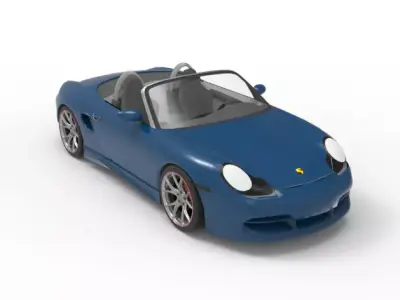 2003 Porsche Boxster 3D model