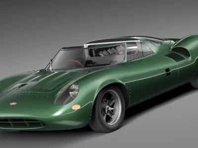 Jaguar XJ13 1966 3D model
