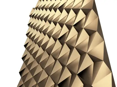 3D Wall Panel 04 Low-poly 3D model