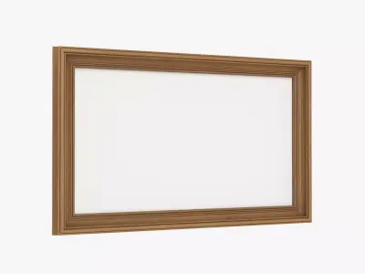 Frame landscape with picture 01 3D model