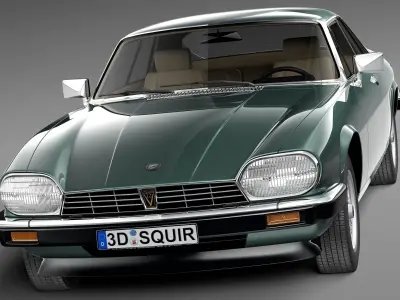 Jaguar XJS coupe 1975 3D model