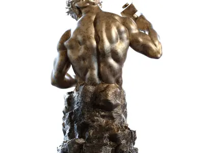 The Self Made Man set 783 Low-poly 3D model