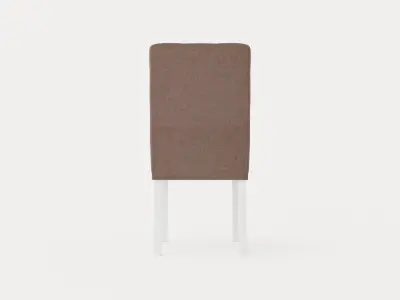 Jenny Dining Chair Gray White Low-poly 3D model