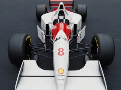 Mclaren MP4-8 3D model