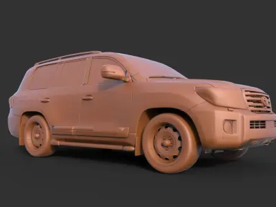 Toyota Land Cruiser 200 3D print model