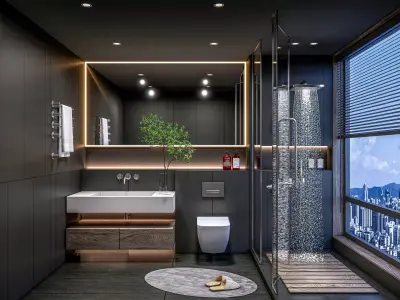 Bathroom  001 3D model