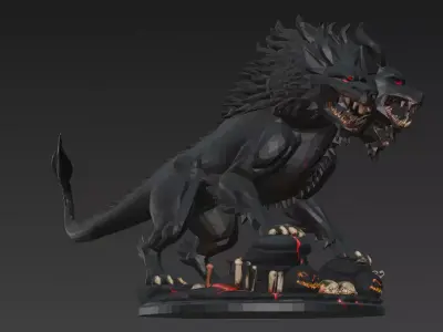 Horror Statue Mega Pack 3D Models Low-poly 3D model