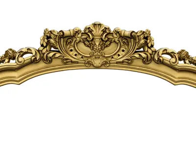 classic decor ornament 08 3D model