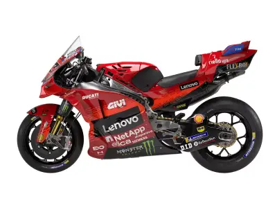 MotoGP Ducati GP25  Low-poly 3D model