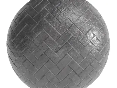 Materials 4- Brick Tiles PBR Texture
