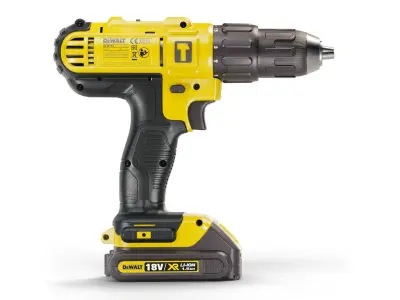 DeWALT Drill driver Low-poly 3D model
