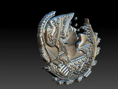 Engineering Symbol Roman Engenharia simbolo 3D print model