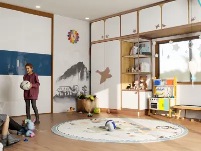 Kids Room Unreal Engine 3D model