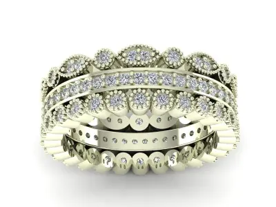Band Ring 3D print model 107
