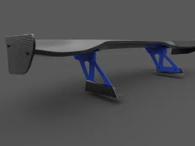 Body kit Skyline R34 Spoiler 3D model