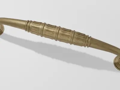 Bronze Furniture Handle 3D model