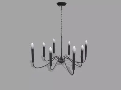 Chandelier 3D model purchase