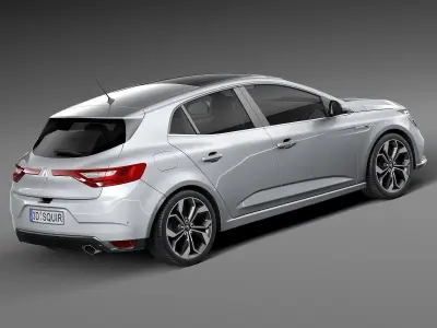 Renault Megane 2016 3D model