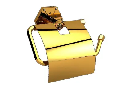 Orchid Diamond Paper Holder Cover 3D model