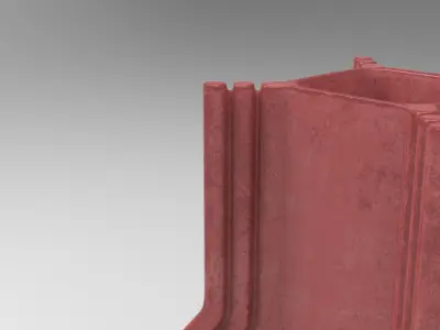 Cope Vase Low-poly 3D model
