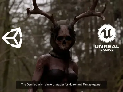 Mythical creatures pack game characters for Horror and Fantasy 3D Model Collection